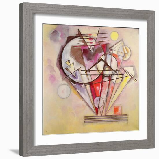 On the Points, 1928-Wassily Kandinsky-Framed Giclee Print