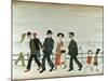 On The Promenade-Laurence Stephen Lowry-Mounted Giclee Print