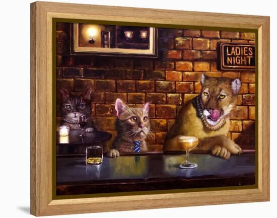 On the Prowl-Lucia Heffernan-Framed Stretched Canvas