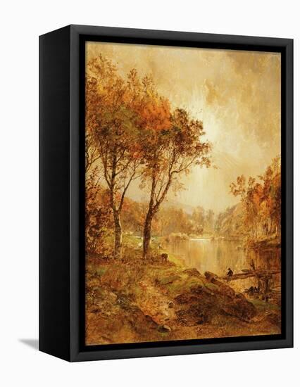 On the Ramapo River, 1888-Jasper Francis Cropsey-Framed Premier Image Canvas