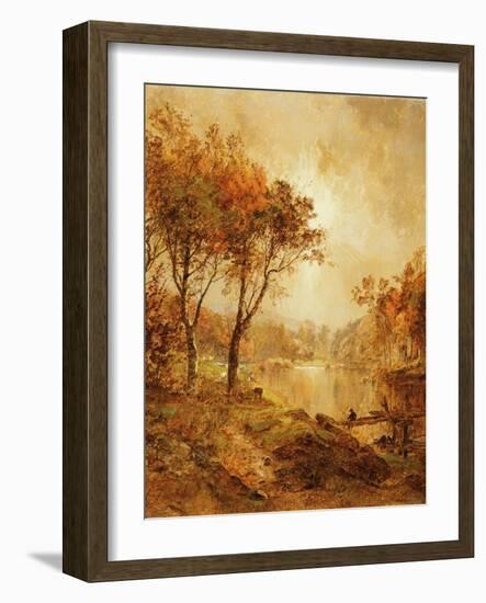 On the Ramapo River, 1888-Jasper Francis Cropsey-Framed Giclee Print