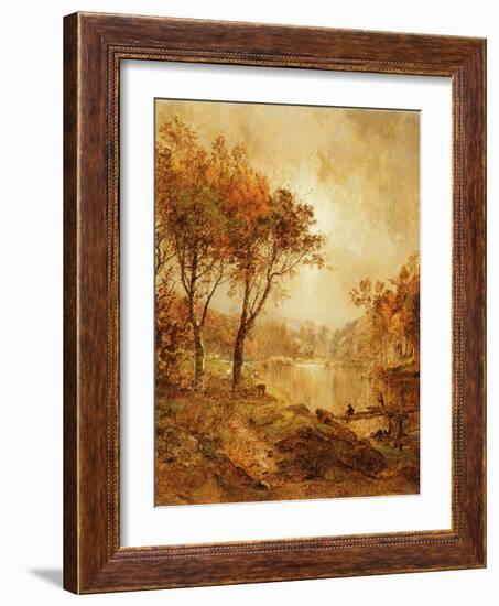 On the Ramapo River, 1888-Jasper Francis Cropsey-Framed Giclee Print