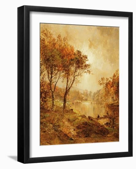 On the Ramapo River, 1888-Jasper Francis Cropsey-Framed Giclee Print