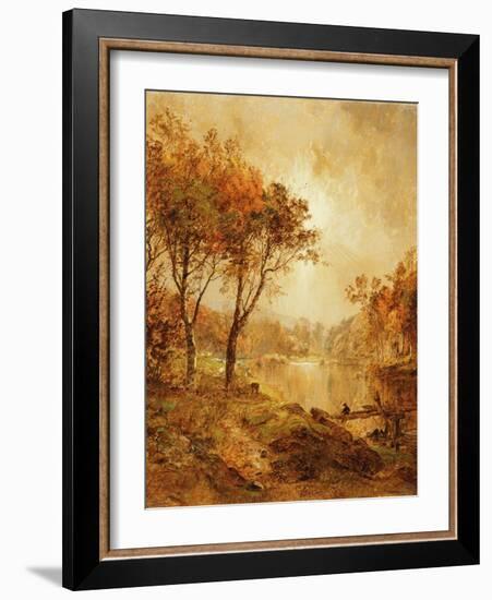 On the Ramapo River, 1888-Jasper Francis Cropsey-Framed Giclee Print