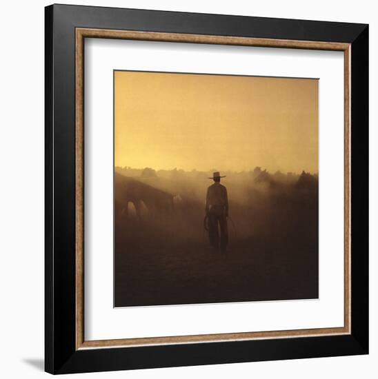 On the Range I, Remuda No. 5-Adam Jahiel-Framed Art Print