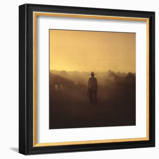 On the Range I, Remuda No. 5-Adam Jahiel-Framed Art Print