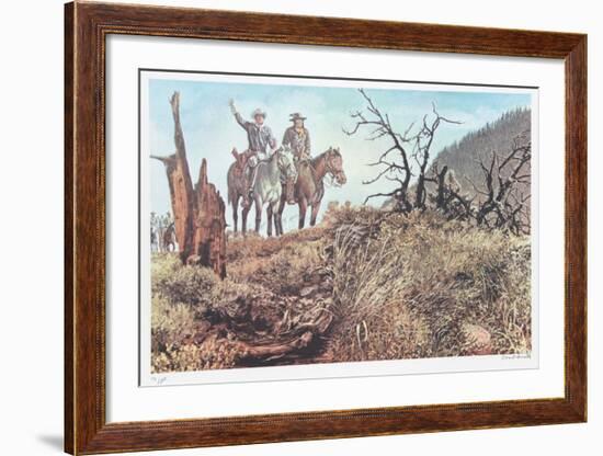 On the Right Trail-Cecil Smith-Framed Collectable Print