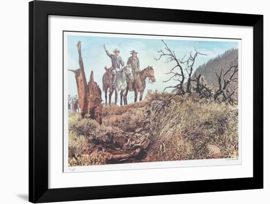 On the Right Trail-Cecil Smith-Framed Collectable Print