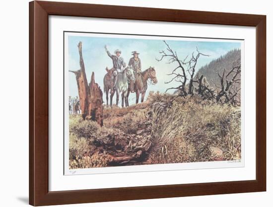 On the Right Trail-Cecil Smith-Framed Collectable Print