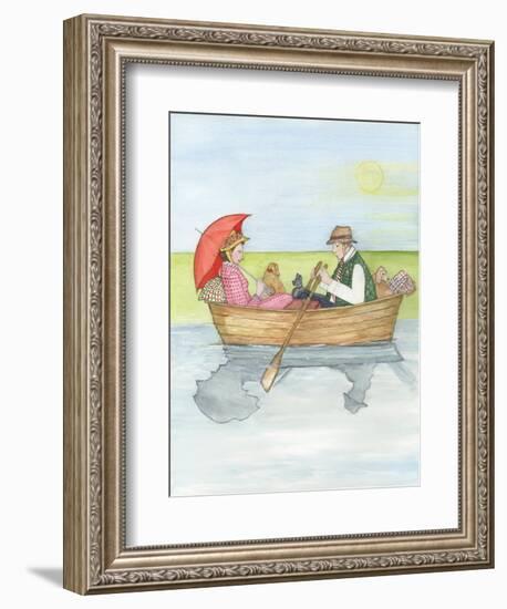 On the River, 2018-Gillian Lawson-Framed Giclee Print