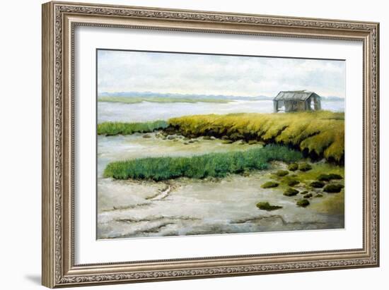 On the river Colne-Cristiana Angelini-Framed Giclee Print