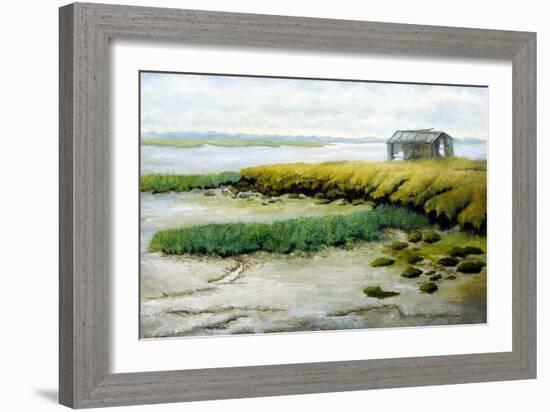 On the river Colne-Cristiana Angelini-Framed Giclee Print