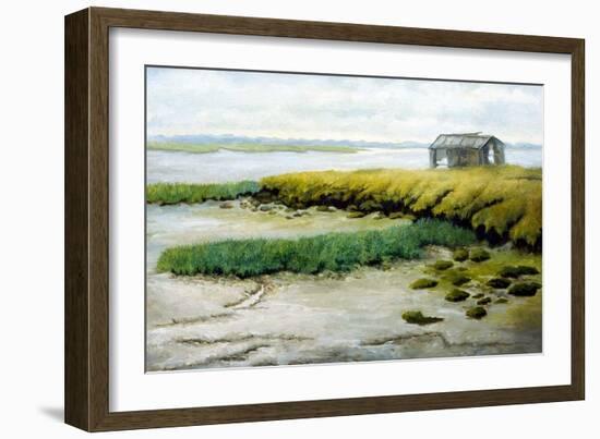 On the river Colne-Cristiana Angelini-Framed Giclee Print