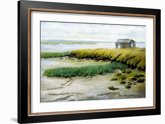 On the river Colne-Cristiana Angelini-Framed Giclee Print