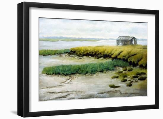 On the river Colne-Cristiana Angelini-Framed Giclee Print