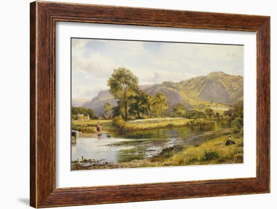 On the River Conway, North Wales-Benjamin Williams Leader-Framed Giclee Print