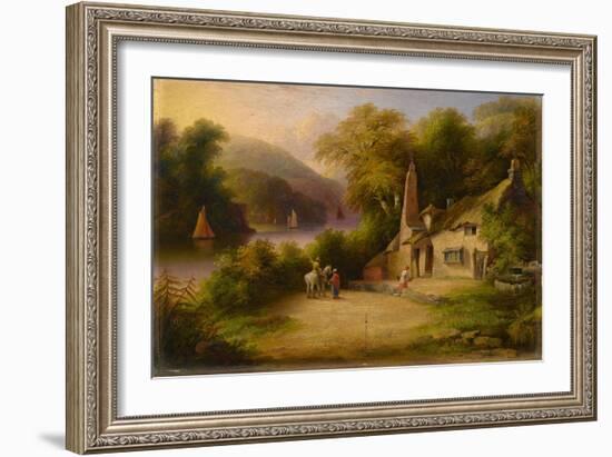 On the River Dart Between Totnes and Dartmouth, 1869-John Wallace Tucker-Framed Giclee Print