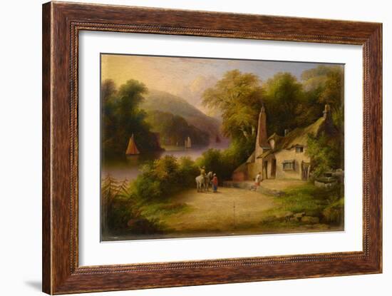 On the River Dart Between Totnes and Dartmouth, 1869-John Wallace Tucker-Framed Giclee Print