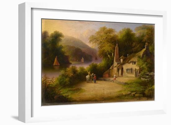 On the River Dart Between Totnes and Dartmouth, 1869-John Wallace Tucker-Framed Giclee Print