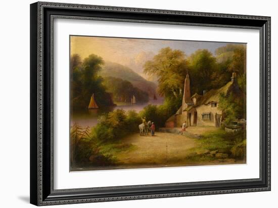 On the River Dart Between Totnes and Dartmouth, 1869-John Wallace Tucker-Framed Giclee Print