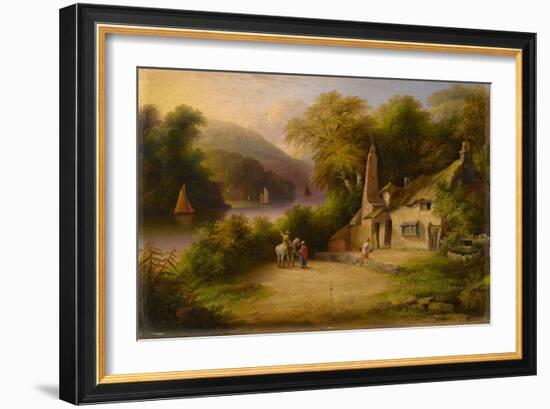 On the River Dart Between Totnes and Dartmouth, 1869-John Wallace Tucker-Framed Giclee Print