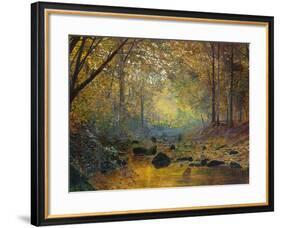 On the River Greta, Lake District, England-John Atkinson Grimshaw-Framed Giclee Print
