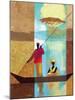 On the River I-Keith Mallett-Mounted Art Print