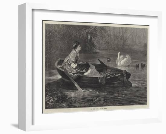 On the River-null-Framed Giclee Print