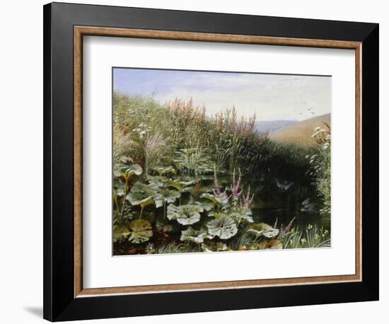 On the Riverbank-Robert Collinson-Framed Giclee Print