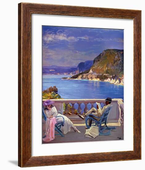 On the Riviera-Sir John Lavery-Framed Premium Giclee Print