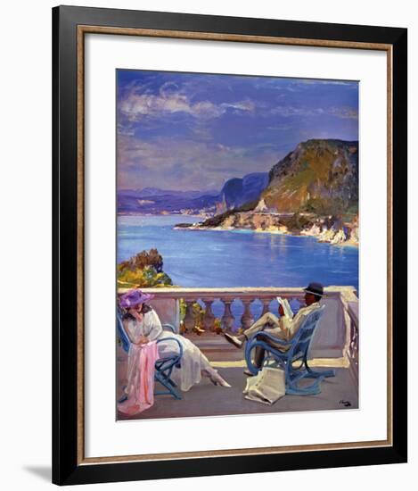 On the Riviera-Sir John Lavery-Framed Premium Giclee Print