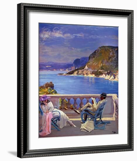 On the Riviera-Sir John Lavery-Framed Premium Giclee Print