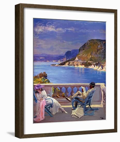 On the Riviera-Sir John Lavery-Framed Premium Giclee Print