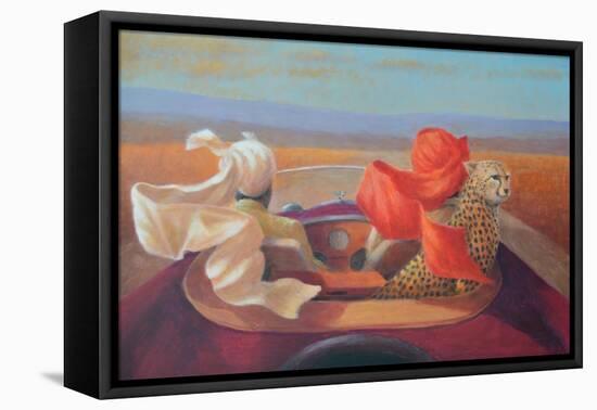 On the Road and Cheetah-Lincoln Seligman-Framed Premier Image Canvas