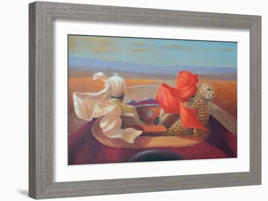On the Road and Cheetah-Lincoln Seligman-Framed Giclee Print