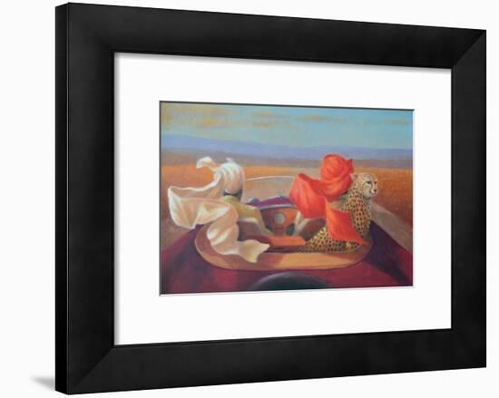 On the Road and Cheetah-Lincoln Seligman-Framed Giclee Print