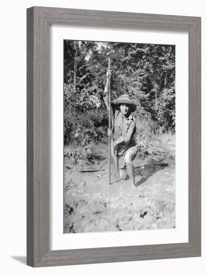 On the Road, Dett to Wankie, Southern Rhodesia, 1925-Thomas A Glover-Framed Giclee Print