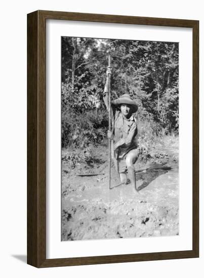 On the Road, Dett to Wankie, Southern Rhodesia, 1925-Thomas A Glover-Framed Giclee Print