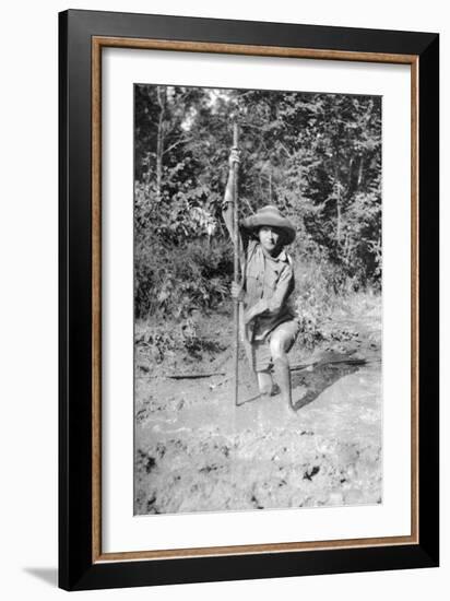 On the Road, Dett to Wankie, Southern Rhodesia, 1925-Thomas A Glover-Framed Giclee Print