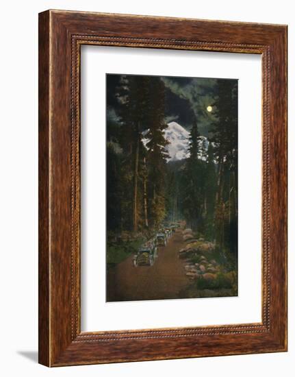 'On the Road from Mount Rainier National Park, Washington', c1916-Asahel Curtis-Framed Photographic Print