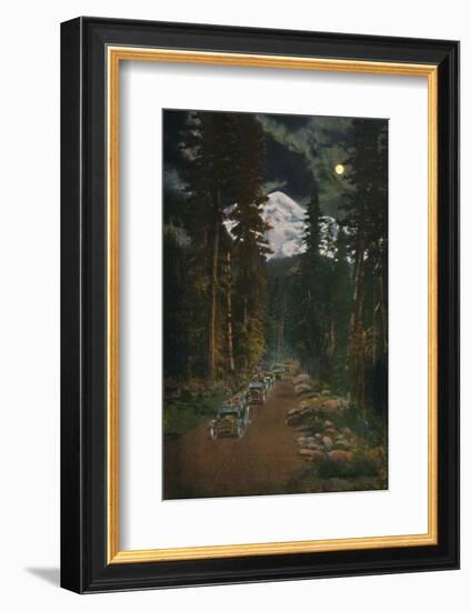 'On the Road from Mount Rainier National Park, Washington', c1916-Asahel Curtis-Framed Photographic Print