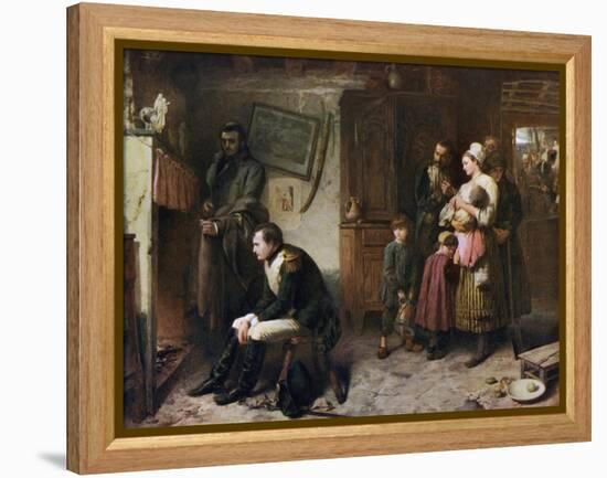 On the Road from Waterloo to Paris, 1863-Marcus Stone-Framed Premier Image Canvas