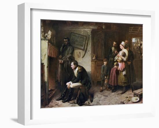 On the Road from Waterloo to Paris, 1863-Marcus Stone-Framed Giclee Print