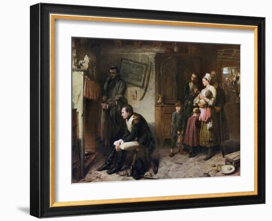 On the Road from Waterloo to Paris, 1863-Marcus Stone-Framed Giclee Print