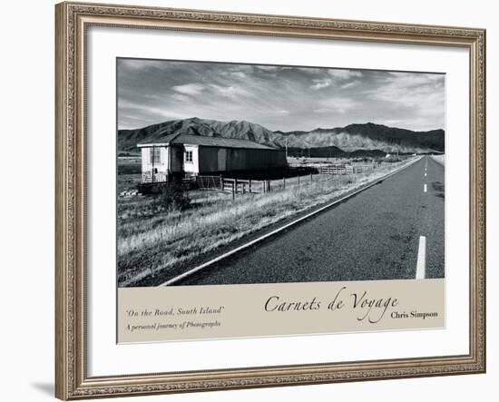 On the Road, South Island-Chris Simpson-Framed Giclee Print