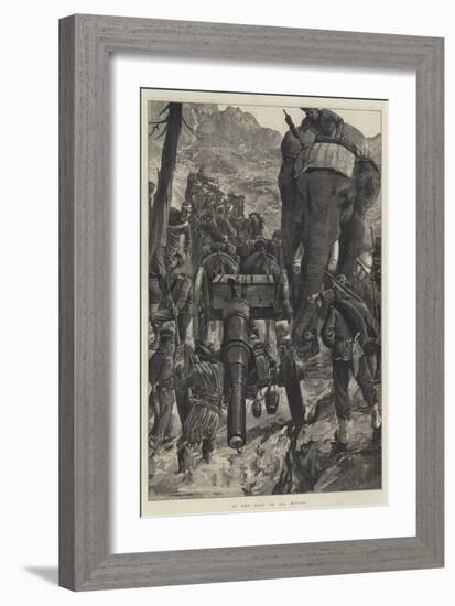 On the Road to Ali Musjid-William Heysham Overend-Framed Giclee Print