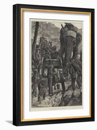 On the Road to Ali Musjid-William Heysham Overend-Framed Giclee Print