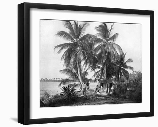 On the Road to Blue Hole, Port Antonio, Jamaica, C1905-Adolphe & Son Duperly-Framed Giclee Print