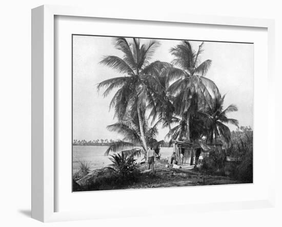 On the Road to Blue Hole, Port Antonio, Jamaica, C1905-Adolphe & Son Duperly-Framed Giclee Print