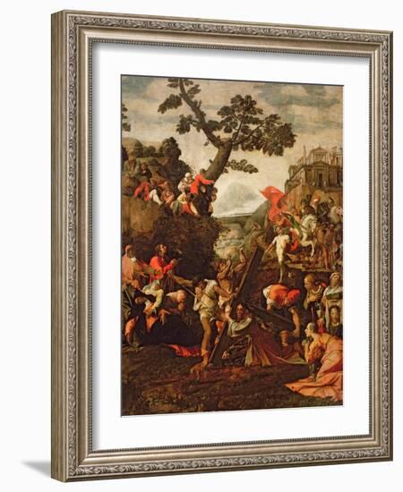 On the Road to Calvary-Caravaggio-Framed Giclee Print